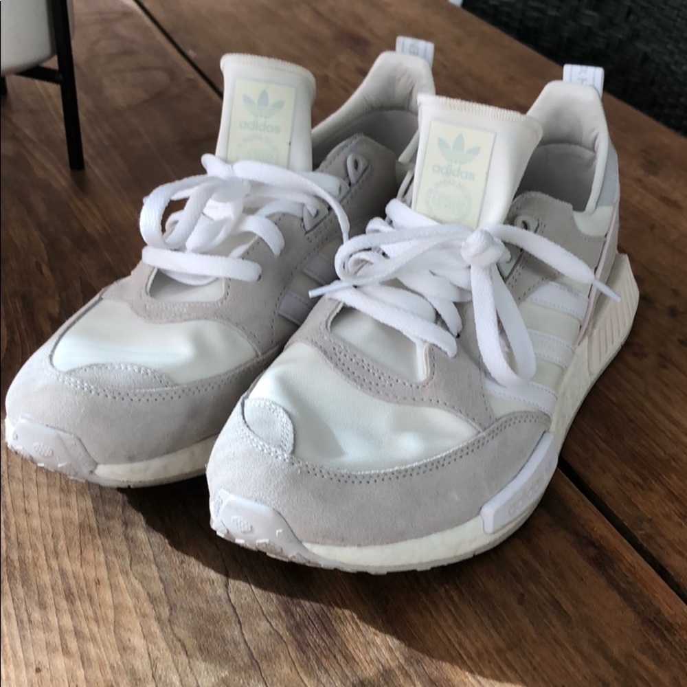 Men’s White Adidas Boston Super